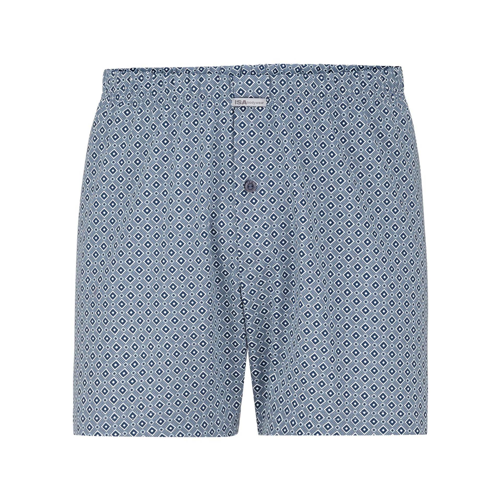 Boxershorts Mit Öffnung Herren Hellblau S von ISA bodywear