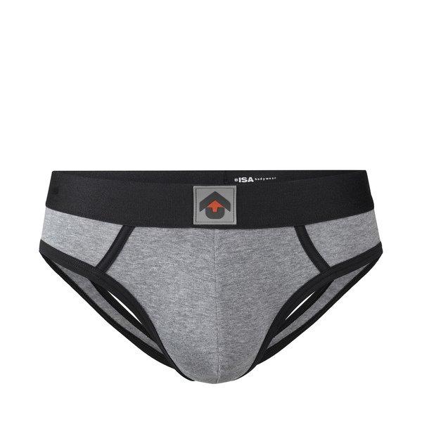 Boxershorts Herren Mediumgrau S von ISA bodywear