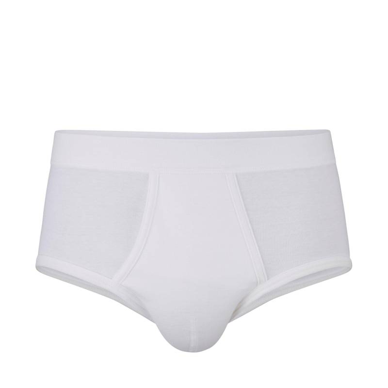 Boxershorts Mit Öffnung Herren Weiss L von ISA bodywear