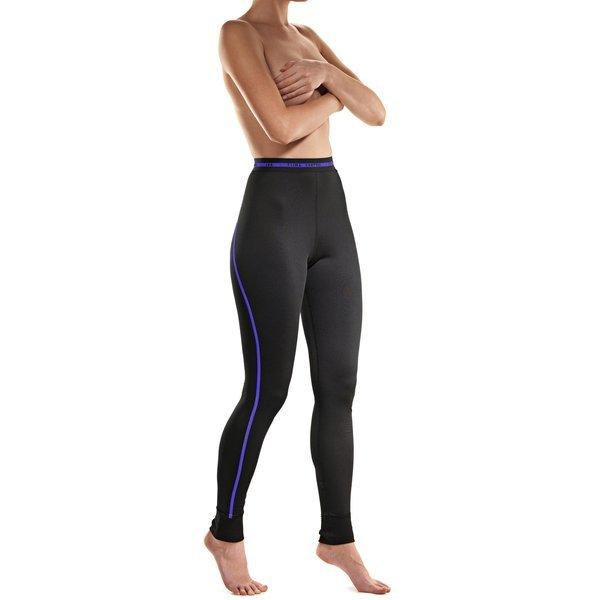 Lange Unterhose Clima Control Faktor 1 Damen Schwarz L von ISA bodywear