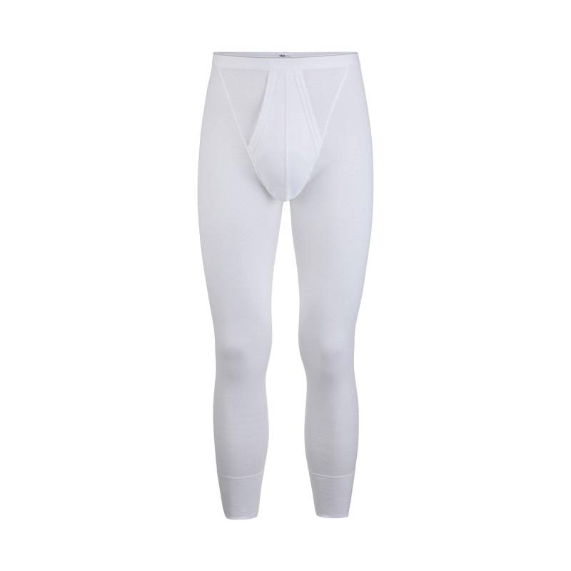 Lange Unterhose Herren Weiss L von ISA bodywear