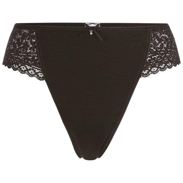 String Damen Schwarz XS von ISA bodywear