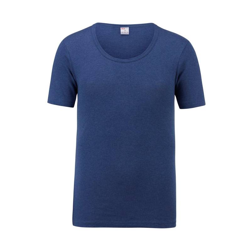 T-shirt, Body Fit, Kurzarm Herren Blau XXL von ISA bodywear