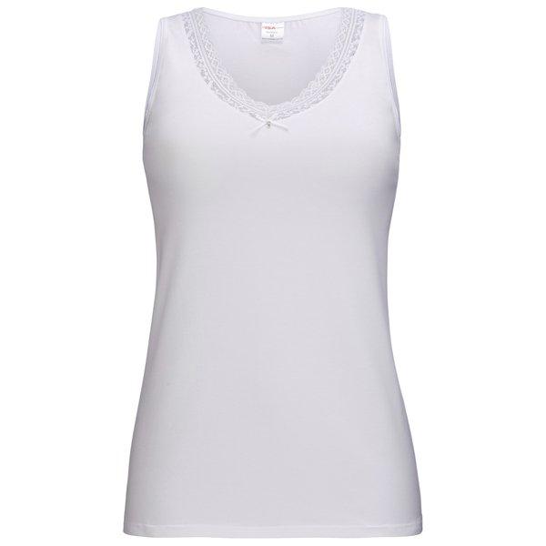 Träger Top Damen Weiss XS von ISA bodywear