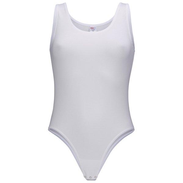 Trägerbody Damen Weiss M von ISA bodywear