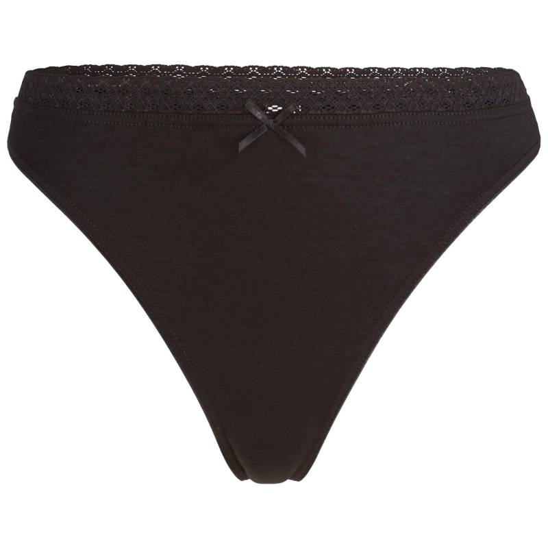 String Damen Schwarz L von ISA bodywear