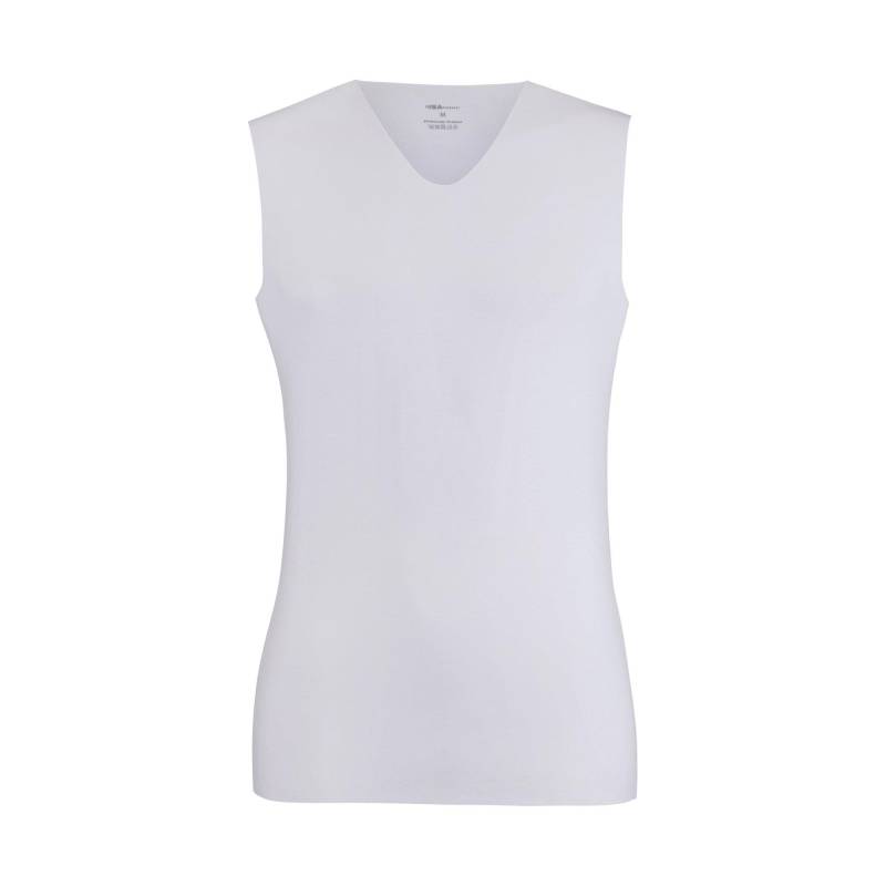 ISA bodywear - T-Shirt, Body Fit, ohne Arm, für Herren, Weiss, Größe L von ISA bodywear