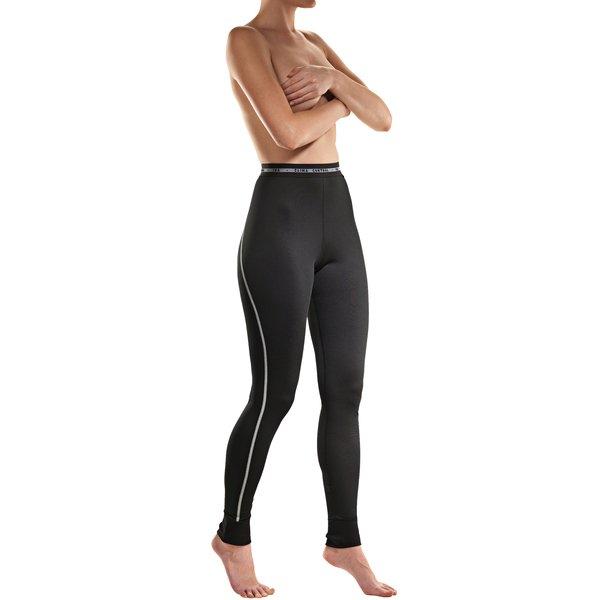 Lange Unterhose Clima Control Faktor 2 Damen Schwarz S von ISA bodywear