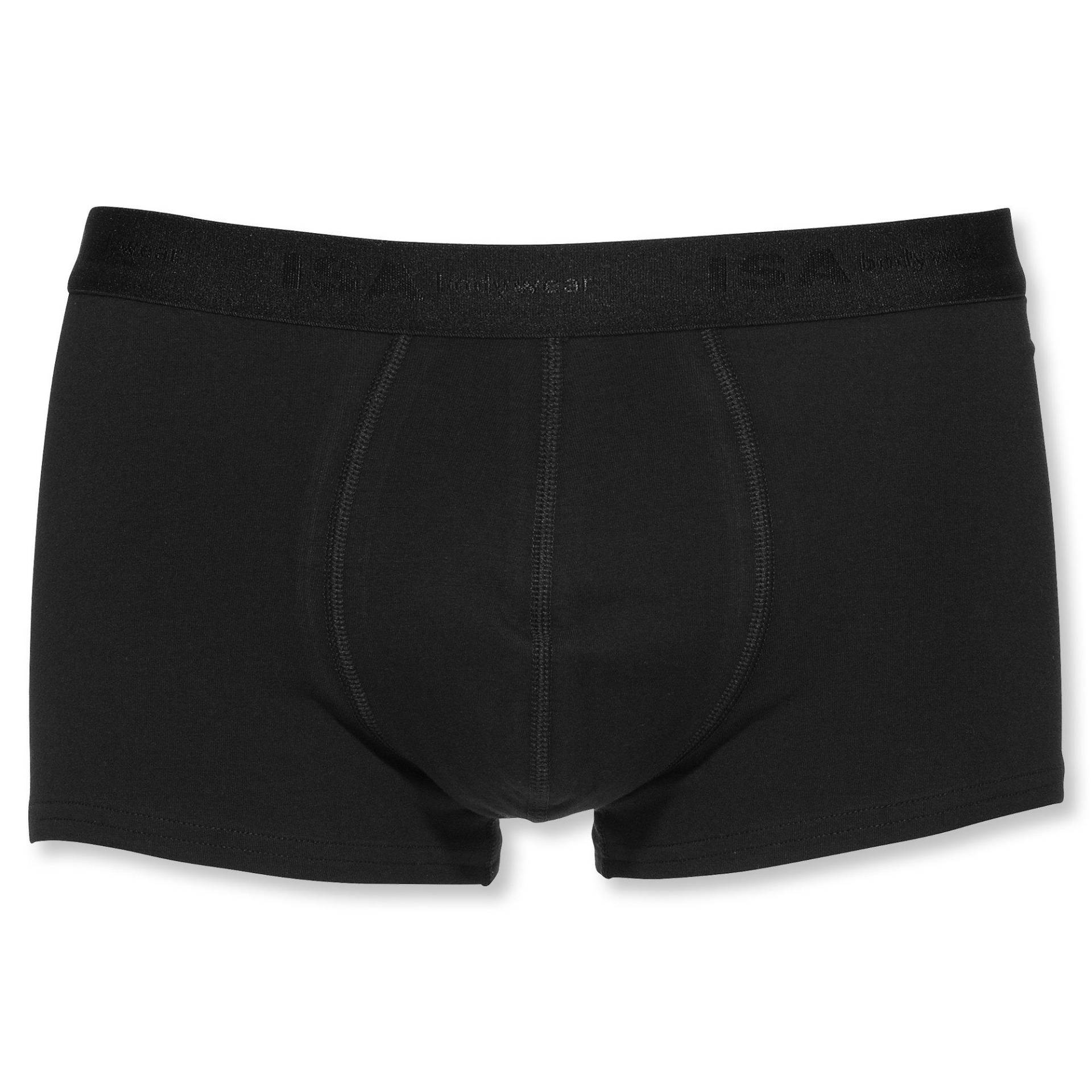 Panty Herren Black S von ISA bodywear