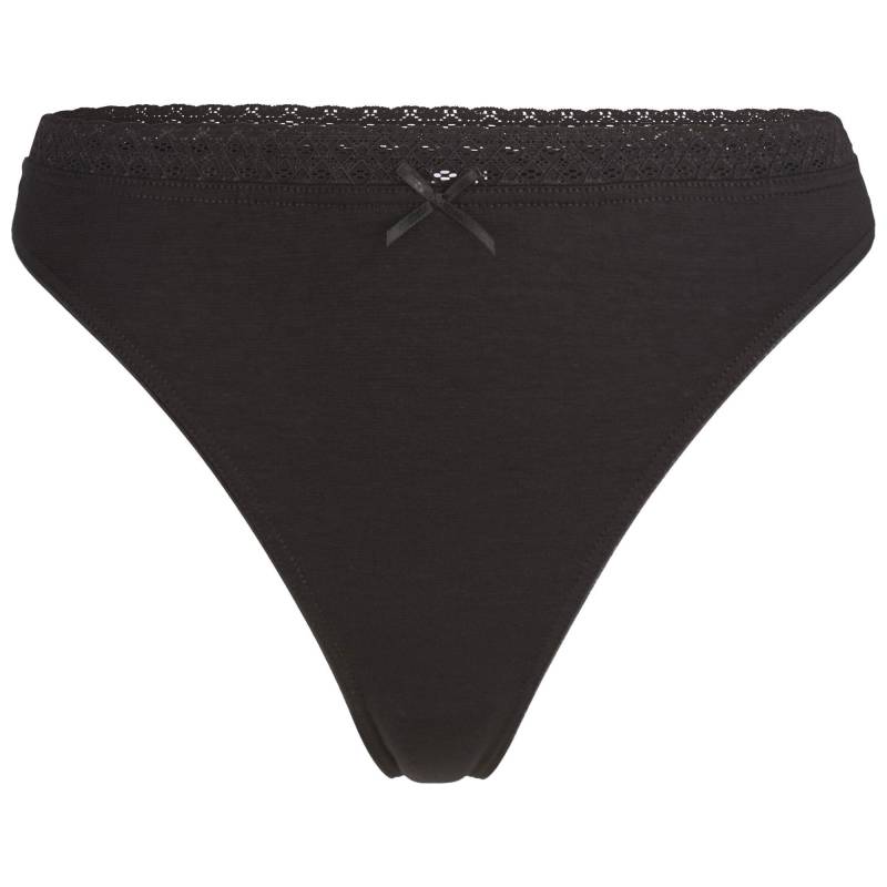 String Damen Schwarz XL von ISA bodywear