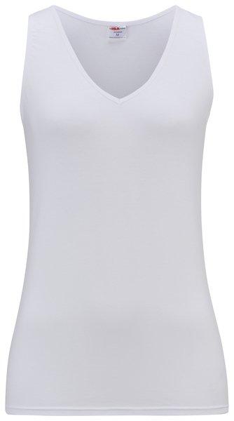 ISA bodywear - Träger Top, Doppelpack, für Damen, Weiss, Größe XL von ISA bodywear