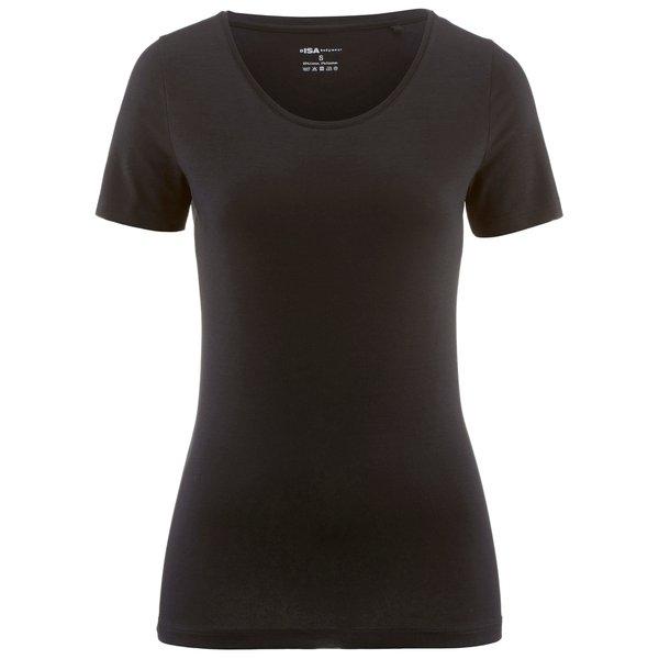 ISA bodywear - Recot2 Shirt kurzarm, Rundhals, für Damen, Schwarz, Größe XS von ISA bodywear