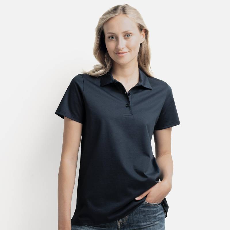 ISA bodywear - Poloshirt kurzarm, für Damen, Dunkelblau, Größe XL von ISA bodywear