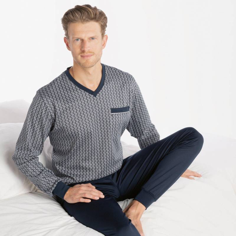 Pyjama Herren Marine  3XL von ISA bodywear