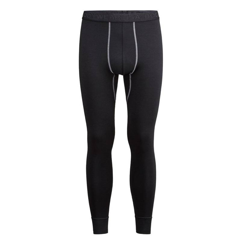 Lange Unterhose Herren Schwarz S von ISA bodywear