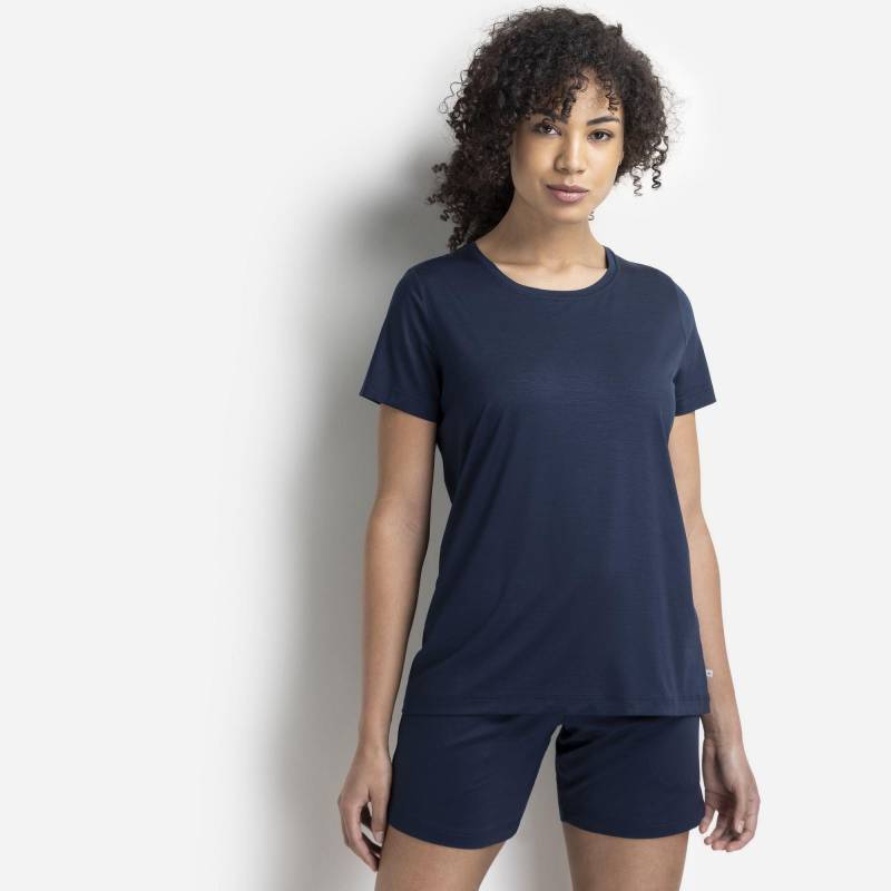 Shirt Kurzarm Damen Dunkelblau L von ISA bodywear