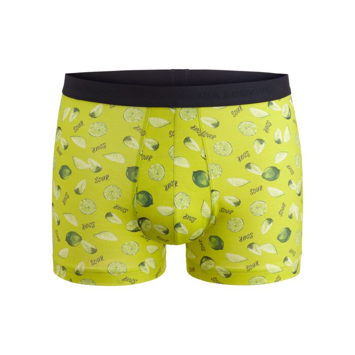 ISA Fun Prints Herren Panty, gelb-grün von ISA