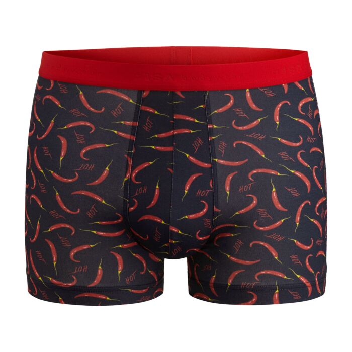 ISA Fun Prints Herren Panty, rot-marine von ISA