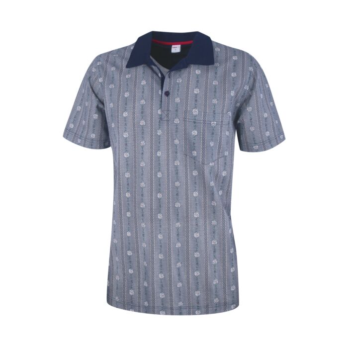 ISA Herren Poloshirt Edelweiss, dunkelblau, M von ISA