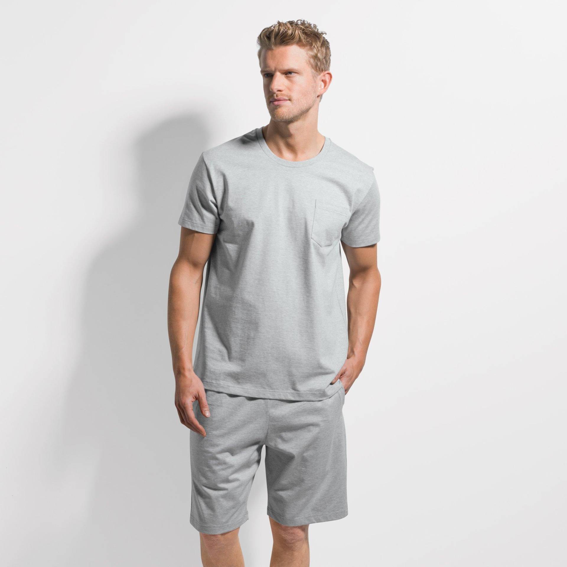 ISA bodywear - Shirt kurzarm, RH, für Herren, Mediumgrau, Größe L von ISA bodywear