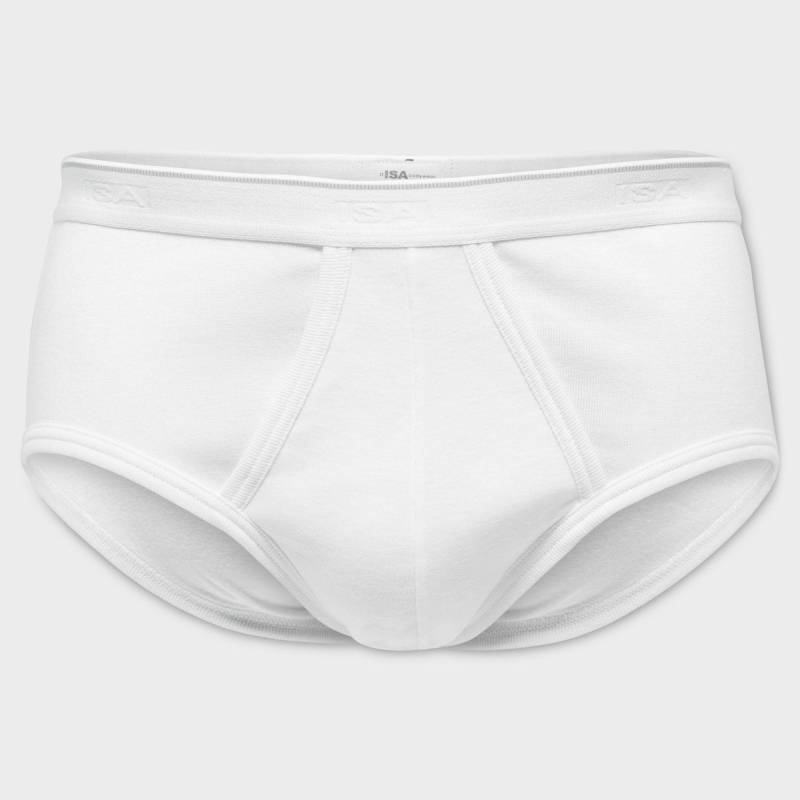 Slip Mit Öffnung Herren Weiss M von ISA bodywear