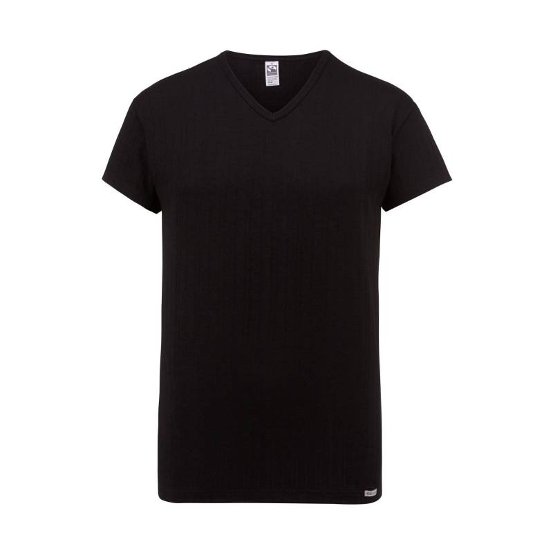 T-shirt, Body Fit, Kurzarm Herren Black M von ISA bodywear