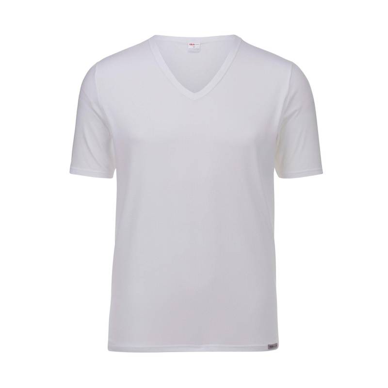 V-neck T-shirt Herren Weiss L von ISA bodywear