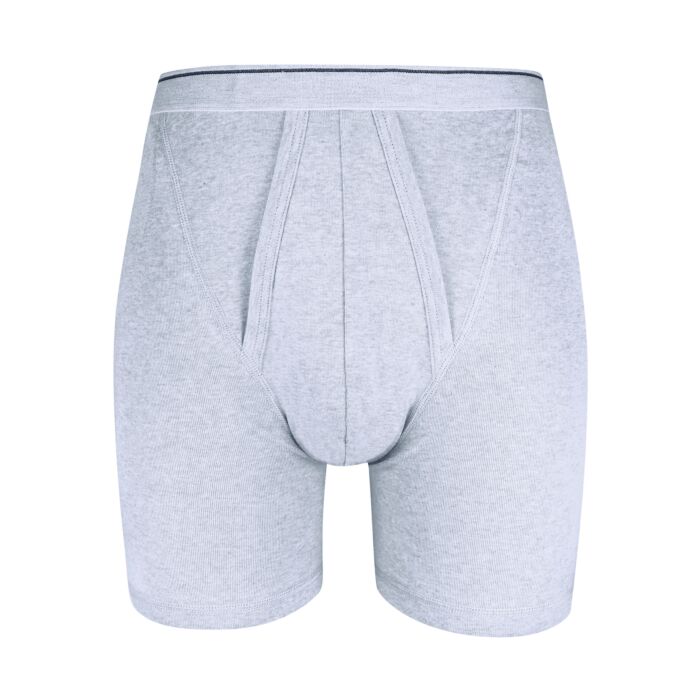 ISA Kurzbeinhose, grau meliert, XL von ISA