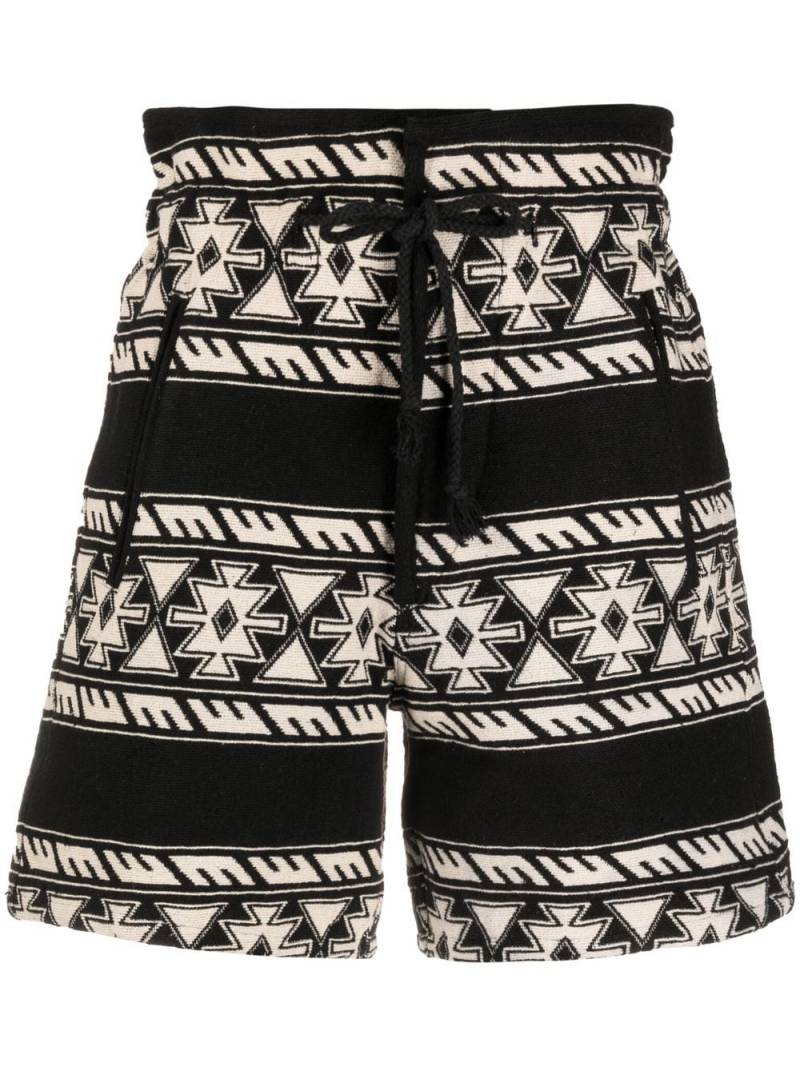 MARANT ÉTOILE Limina tied-waist shorts - Black von MARANT ÉTOILE