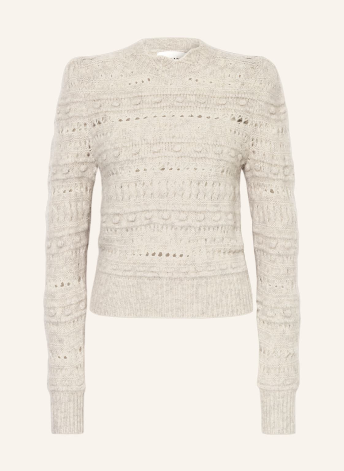 Marant Étoile Pullover Adleri Mit Alpaka beige von MARANT ÉTOILE