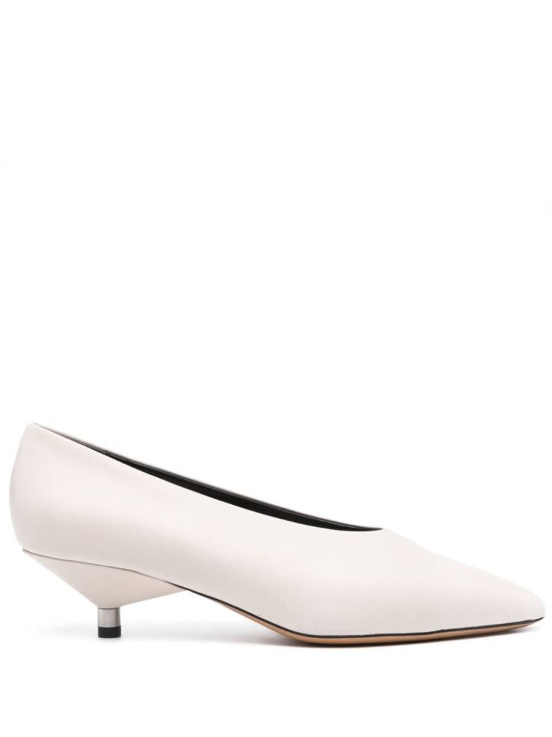 ISABEL MARANT 45mm Ebisa pumps - White von ISABEL MARANT