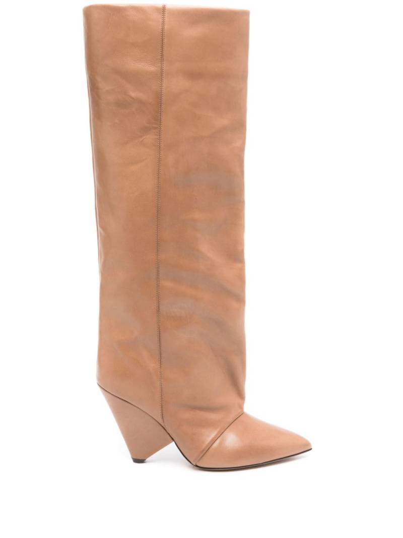 ISABEL MARANT 90mm pointed-toe boots - Neutrals von ISABEL MARANT