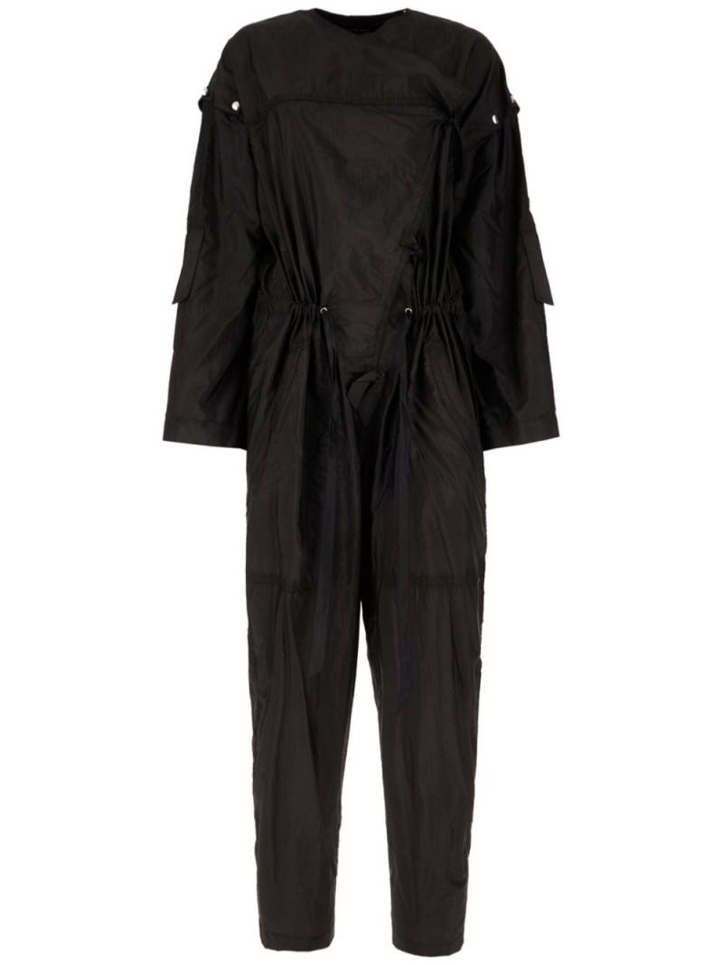 ISABEL MARANT long-sleeve tapered leg jumpsuit - Black von ISABEL MARANT