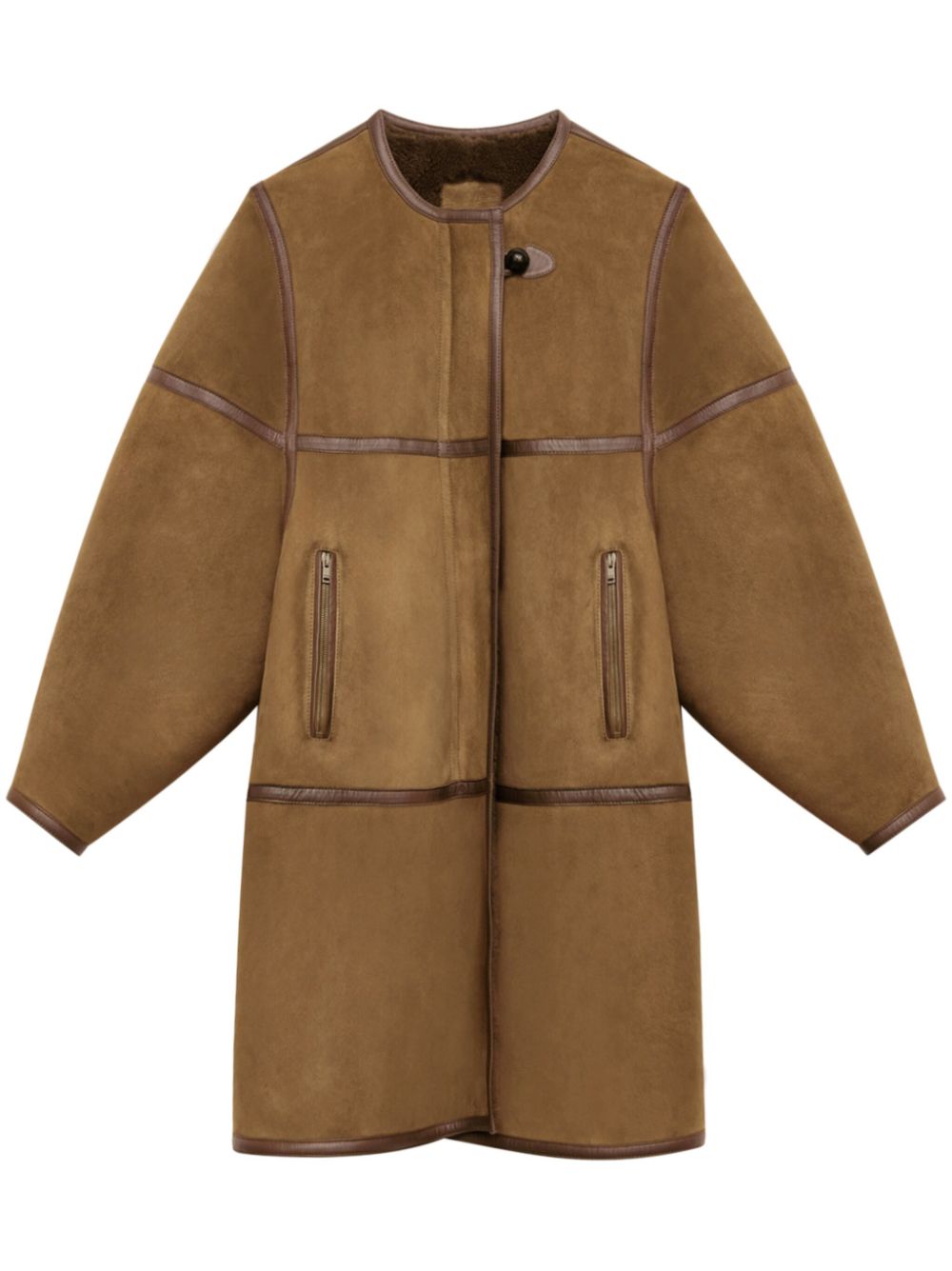 ISABEL MARANT Adael coat - Brown von ISABEL MARANT