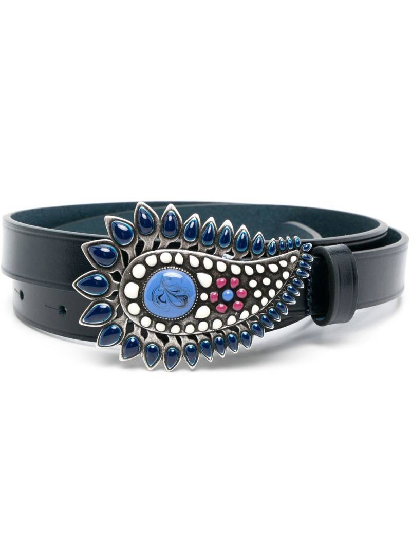 ISABEL MARANT Alayne gem-buckle belt - Blue von ISABEL MARANT