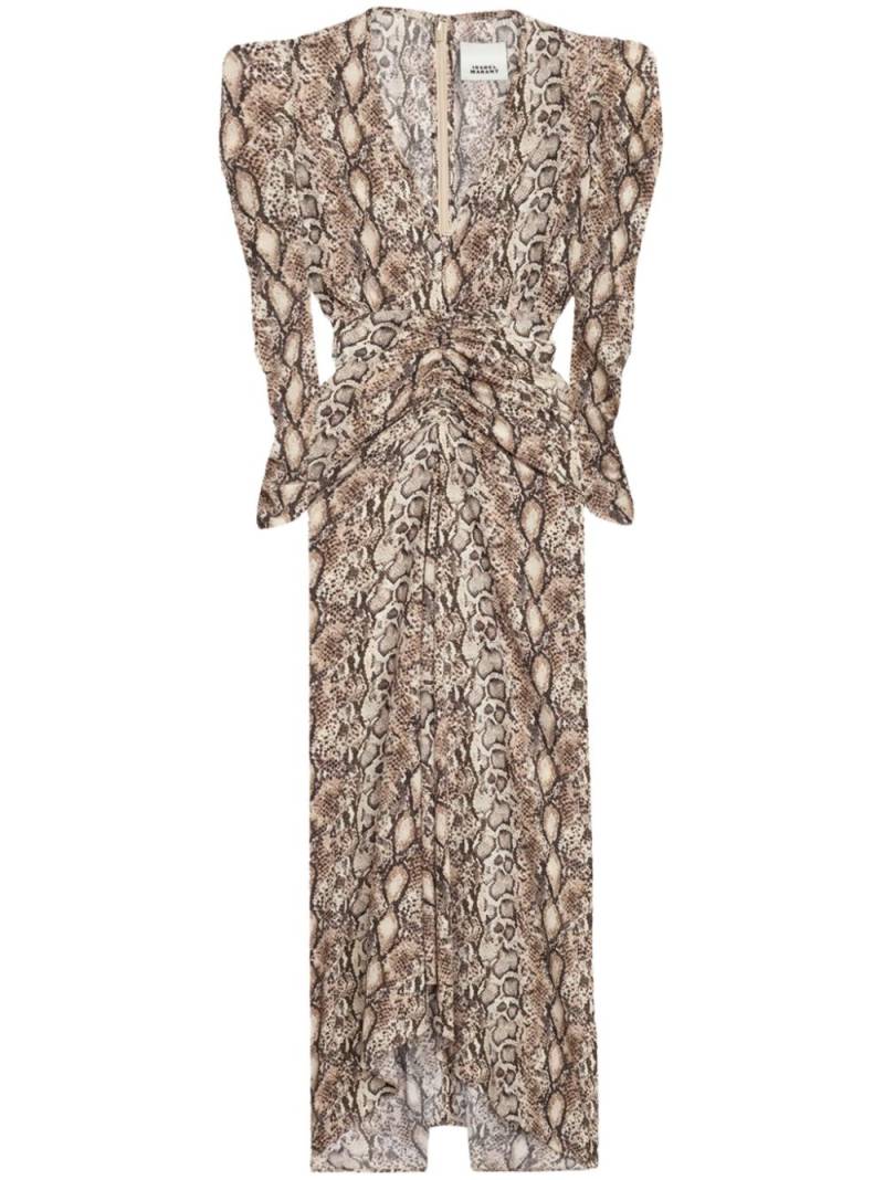 ISABEL MARANT Albini midi dress - Neutrals von ISABEL MARANT