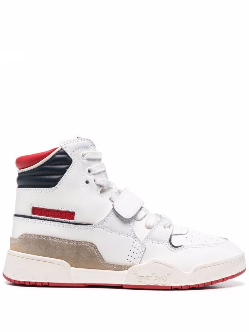 ISABEL MARANT Alsee high-top sneakers - White von ISABEL MARANT