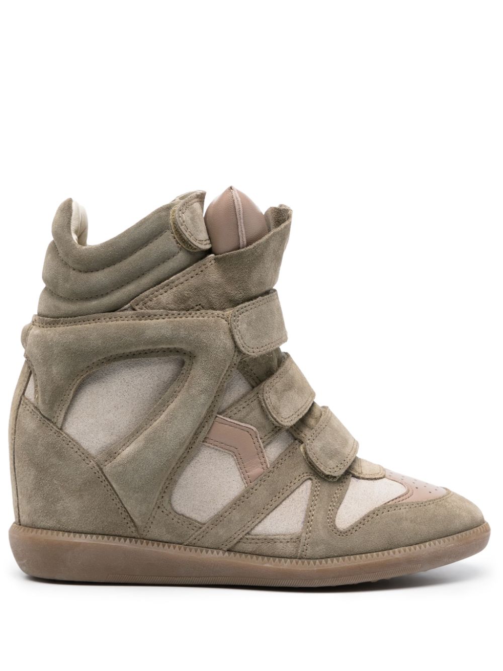 ISABEL MARANT Bekett 80mm suede sneakers - Neutrals von ISABEL MARANT