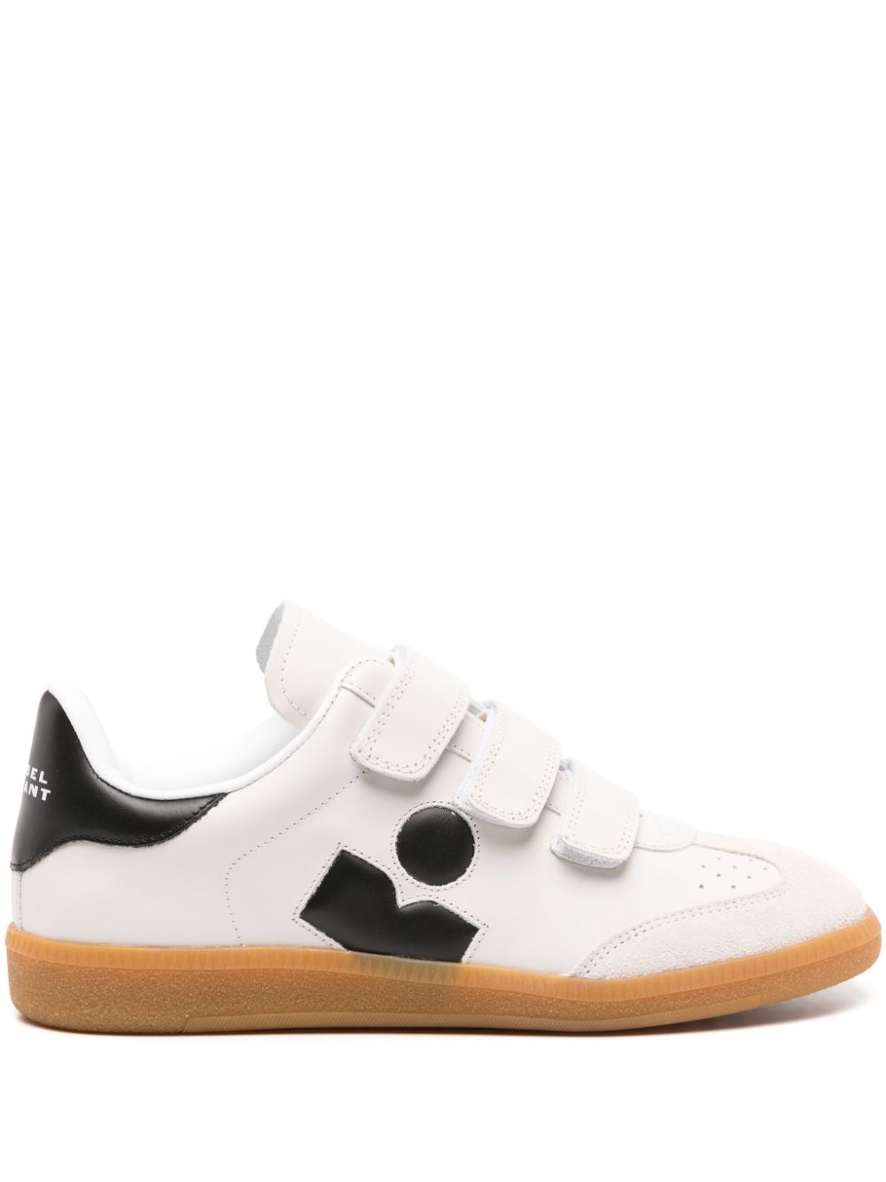 ISABEL MARANT Beth leather sneakers - Neutrals von ISABEL MARANT