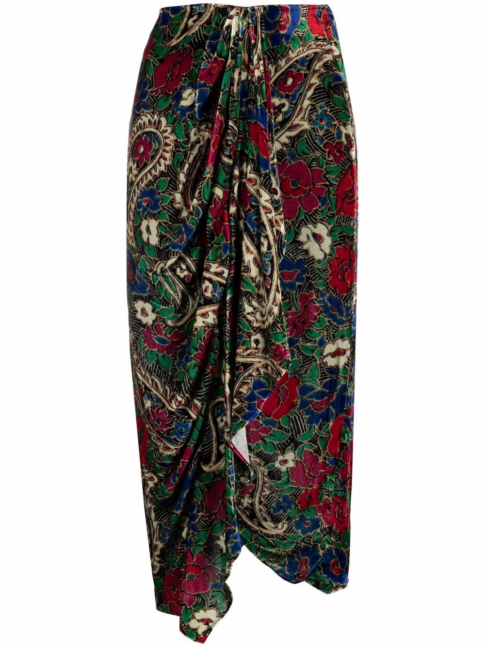 ISABEL MARANT Breenea paisley-print skirt - Green von ISABEL MARANT