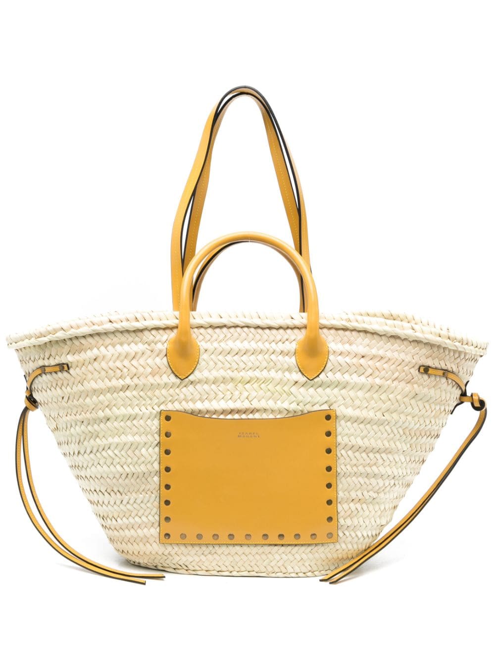 ISABEL MARANT Cadix woven beach bag - Neutrals von ISABEL MARANT