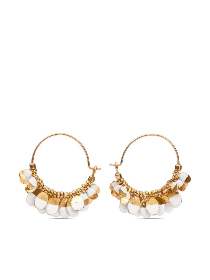 ISABEL MARANT Casablanca hoop earrings - Gold von ISABEL MARANT