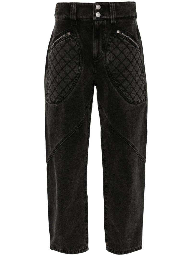 ISABEL MARANT Catarina tapered jeans - Grey von ISABEL MARANT