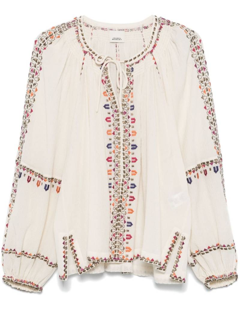 ISABEL MARANT Clive blouse - Neutrals von ISABEL MARANT