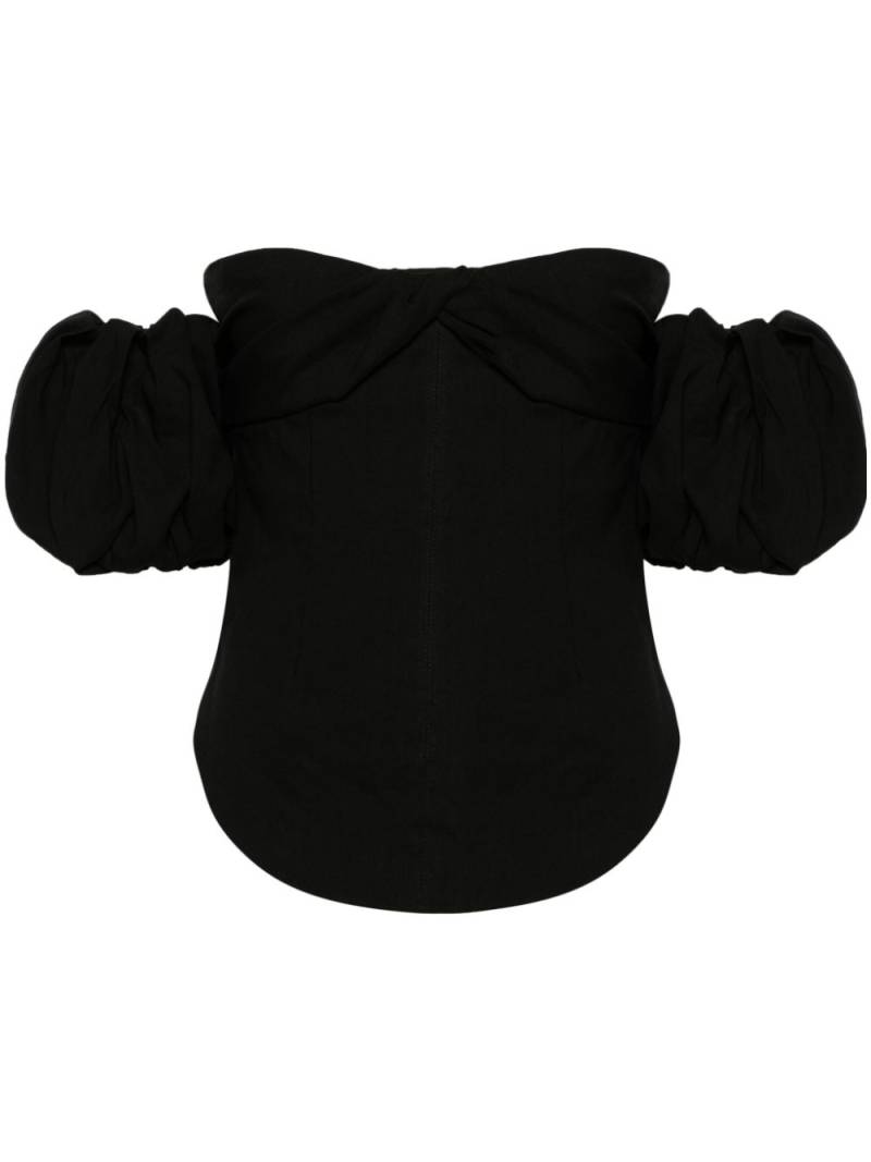 ISABEL MARANT Daniela detachable-sleeves blouse - Black von ISABEL MARANT