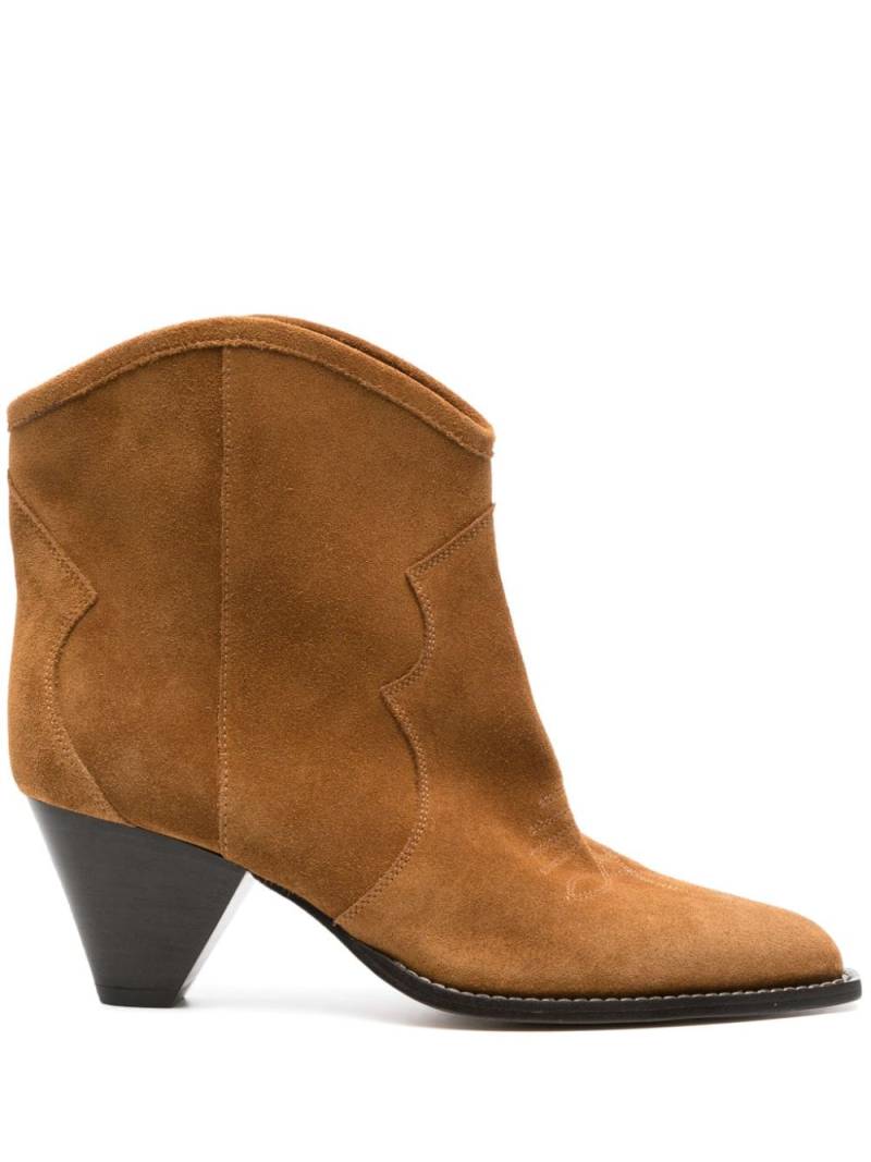 ISABEL MARANT Darizo 60mm suede boots - Brown von ISABEL MARANT