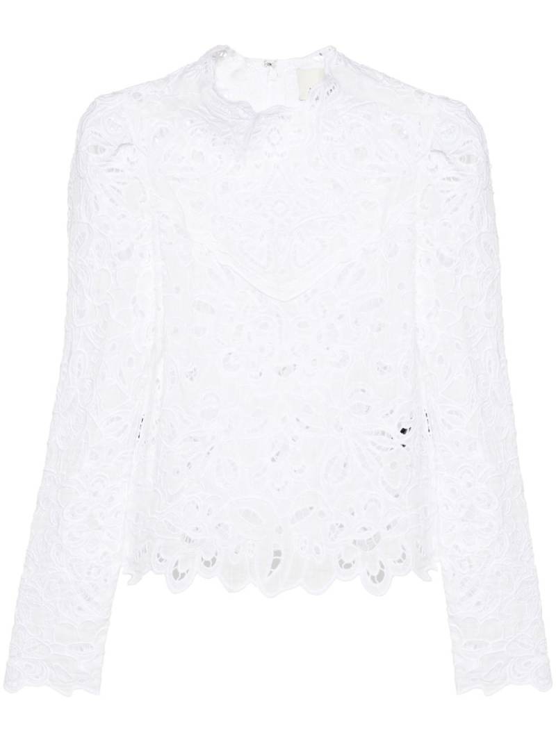 ISABEL MARANT Delphi broderie-anglaise blouse - White von ISABEL MARANT