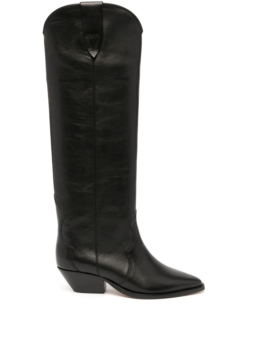 ISABEL MARANT Denvee knee-high boots - Black von ISABEL MARANT