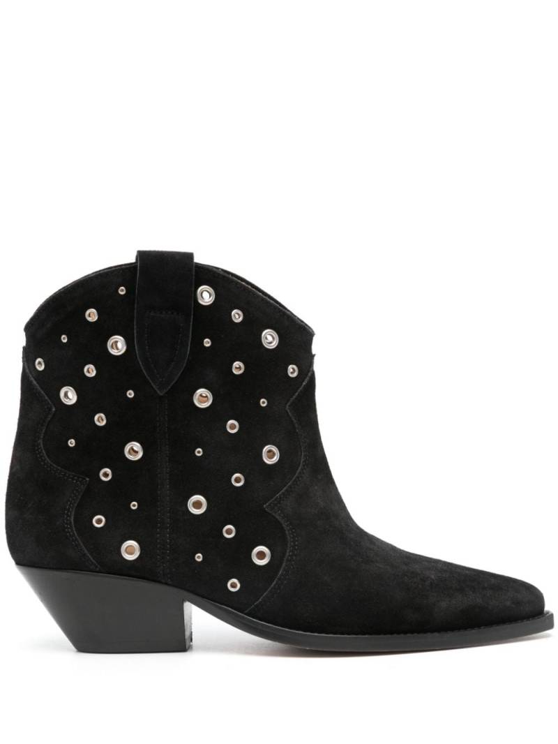 ISABEL MARANT Dewina 40mm suede boots - Black von ISABEL MARANT