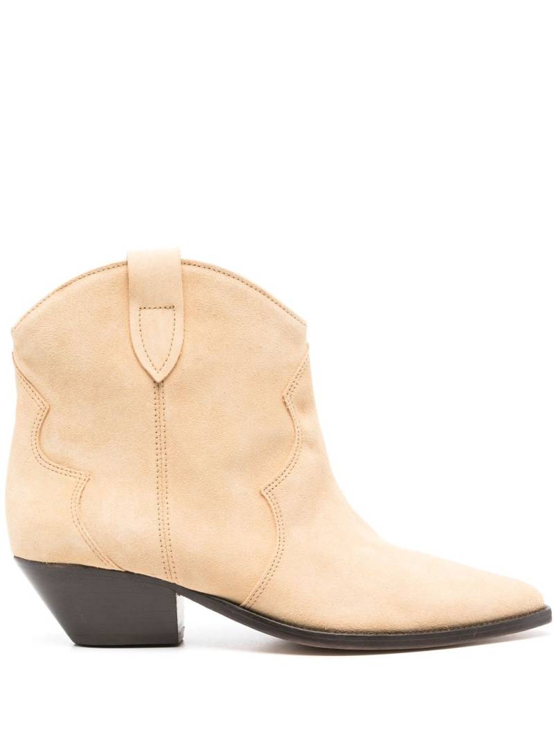 ISABEL MARANT Dewina 40mm suede boots - Neutrals von ISABEL MARANT